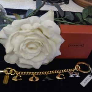 Authentic COACH bag charm